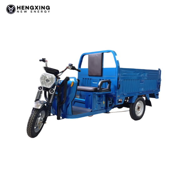 HengXing Electric Dump Cargo Tricycle – Open Box with Tipping Function