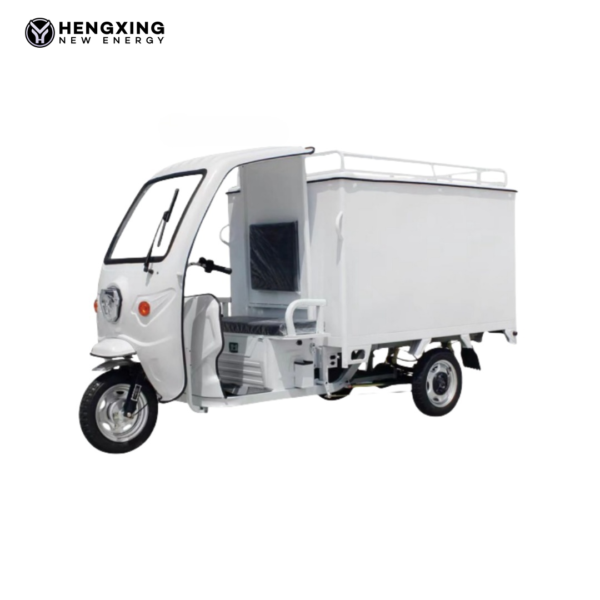 HengXing Enclosed Electric Tricycle for Parcel and Food Delivery
