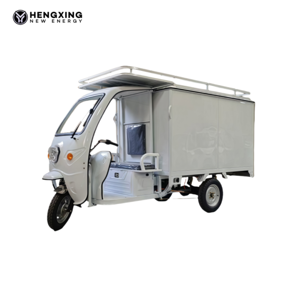 HengXing Electric Covered Tricycle – Small Business and Courier Transport